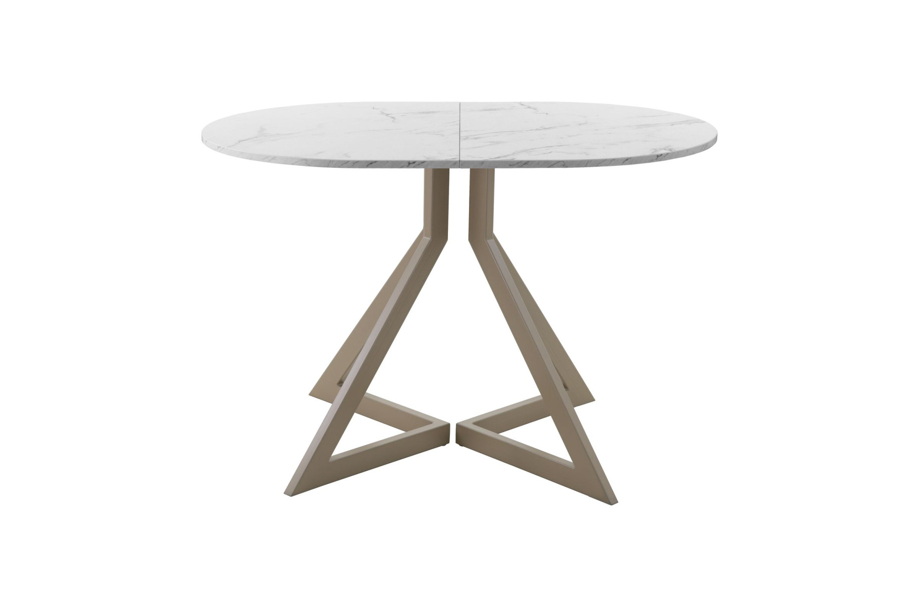 Обеденный стол AMC Elite (серии SLIM) / E20(1100) D3 (капучино/Мрамор Кристалл)