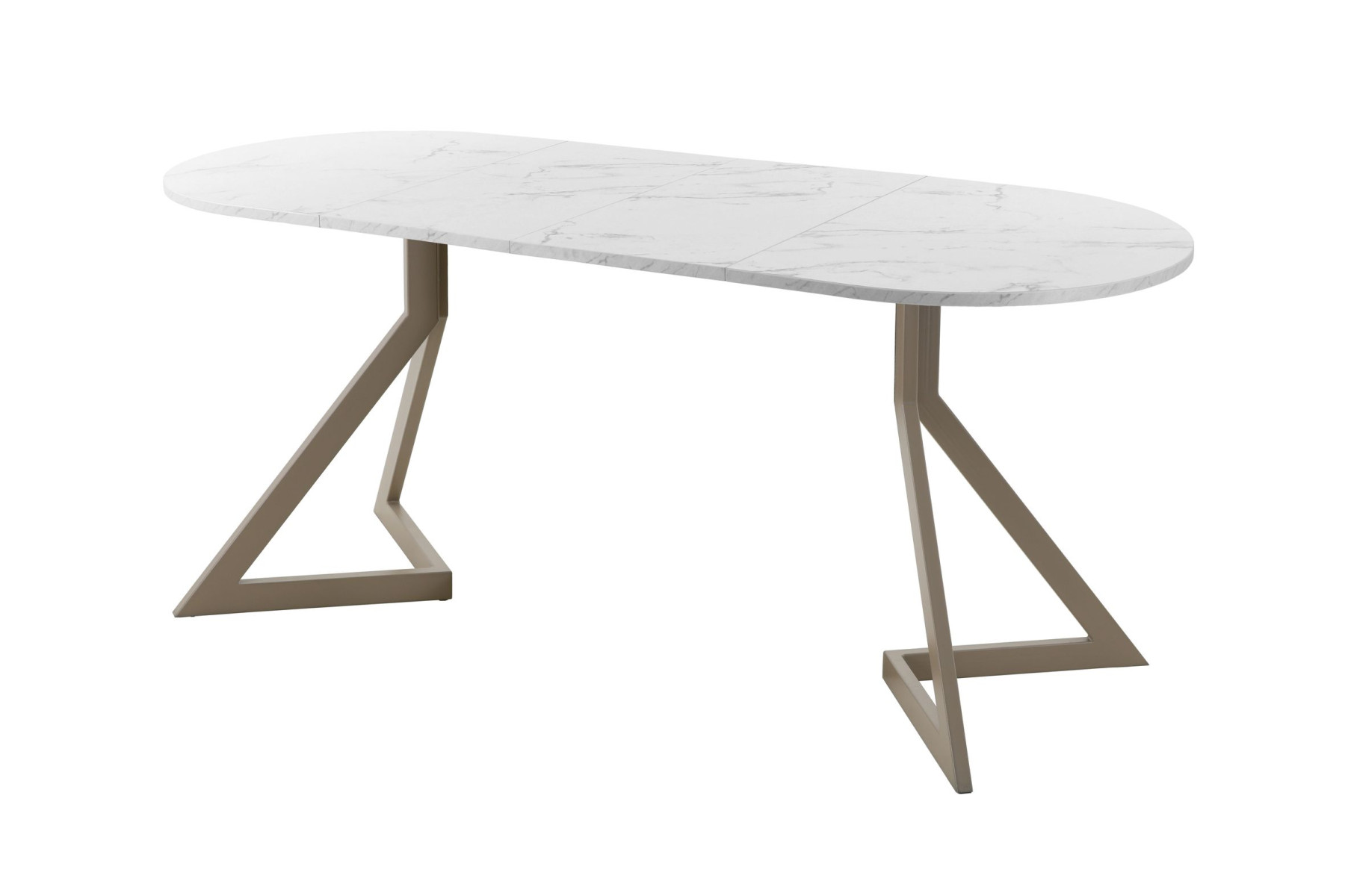 Обеденный стол AMC Elite (серии SLIM) / E20(1100) D3 (капучино/Мрамор Кристалл)