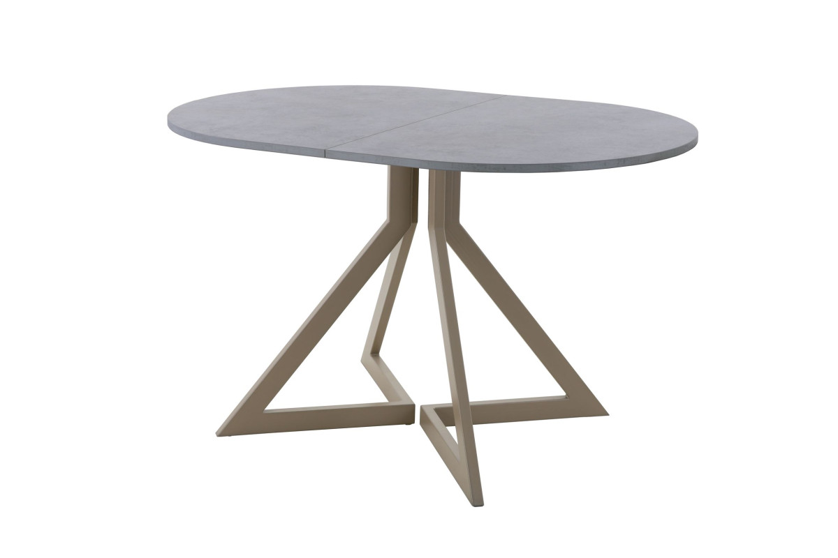 Обеденный стол AMC Elite (серии SLIM) / E20(1200) D3 (капучино/Бетон Чикаго светло-серый)