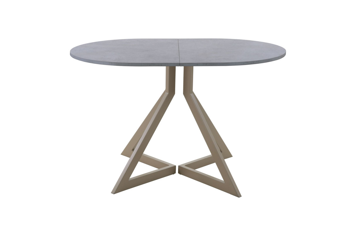 Обеденный стол AMC Elite (серии SLIM) / E20(1200) D3 (капучино/Бетон Чикаго светло-серый)