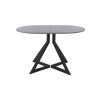 Обеденный стол AMC Elite (серии SLIM) / E20(1100) D3 (черный/Бетон Чикаго светло-серый)