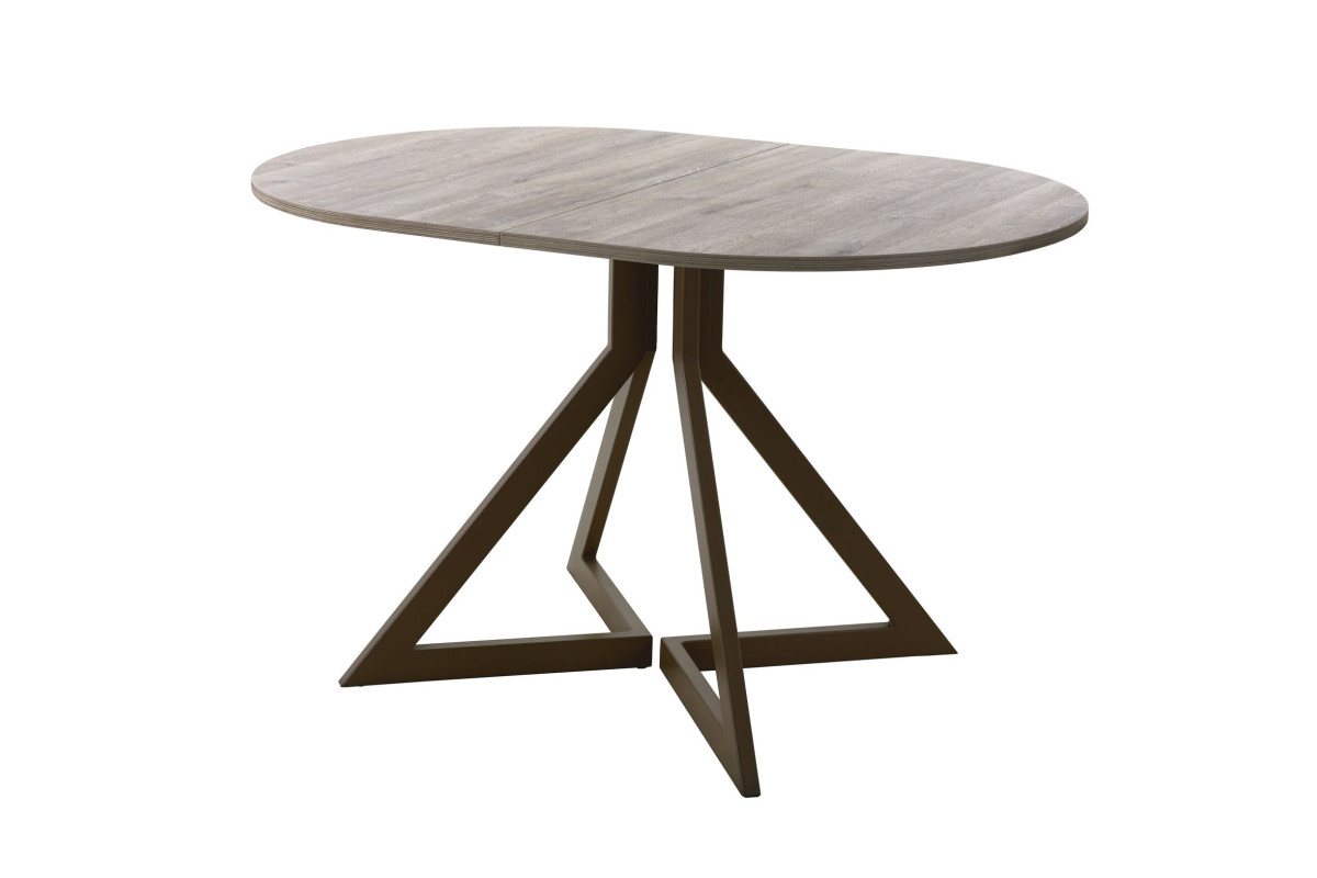 Обеденный стол AMC Elite (серии SLIM) / E20(1100) D3 (коричневый/Дуб Уайт-Ривер песочно-бежевый)