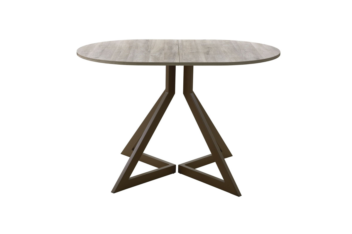 Обеденный стол AMC Elite (серии SLIM) / E20(1100) D3 (коричневый/Дуб Уайт-Ривер песочно-бежевый)