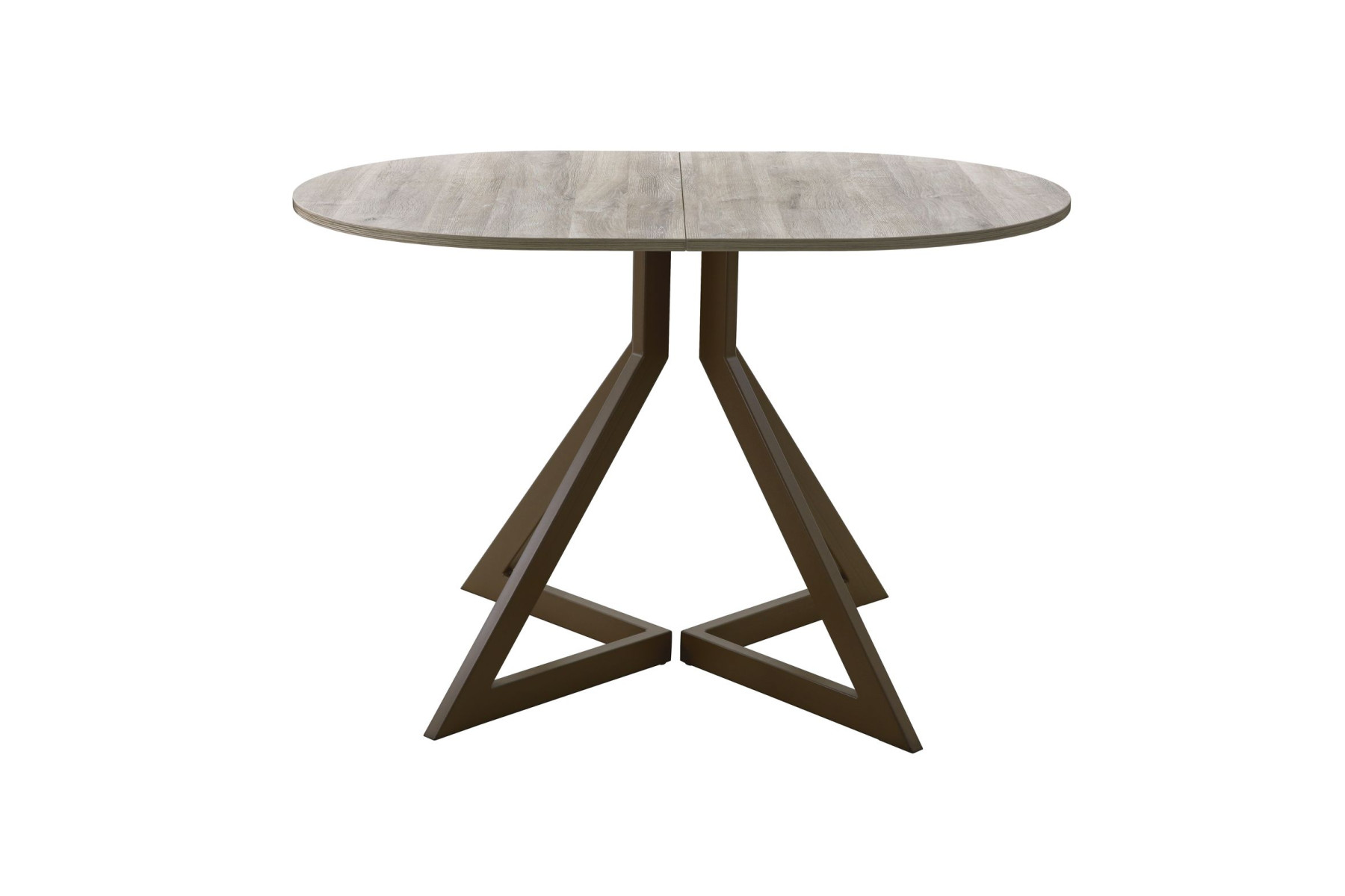 Обеденный стол AMC Elite (серии SLIM) / E20(1100) D3 (коричневый/Дуб Уайт-Ривер песочно-бежевый)