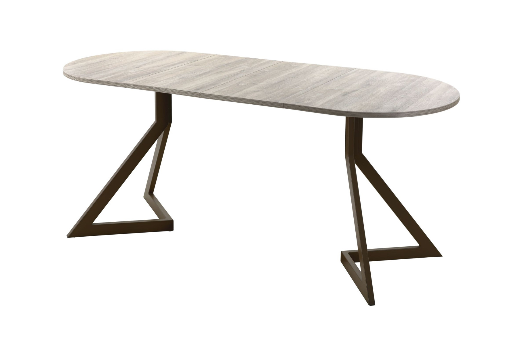 Обеденный стол AMC Elite (серии SLIM) / E20(1100) D3 (коричневый/Дуб Уайт-Ривер песочно-бежевый)