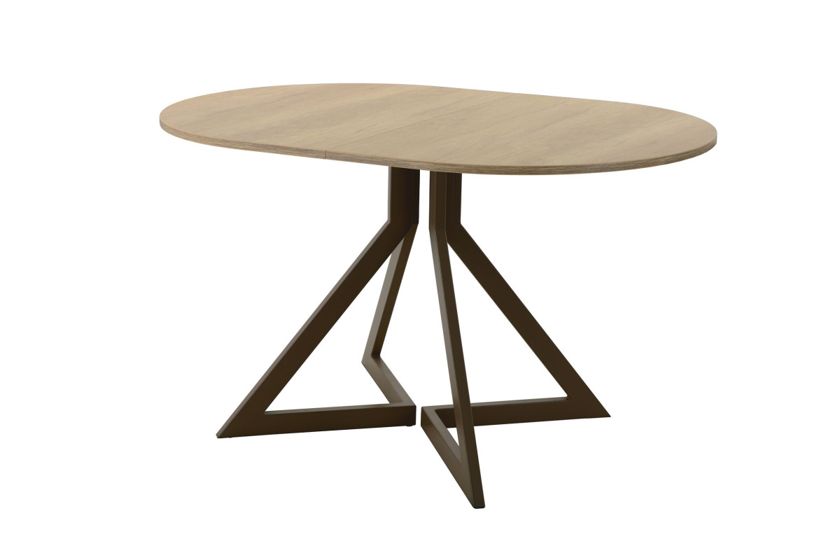 Обеденный стол AMC Elite (серии SLIM) / E20(1200) D3 (коричневый/Дуб Небраска Натуральный)