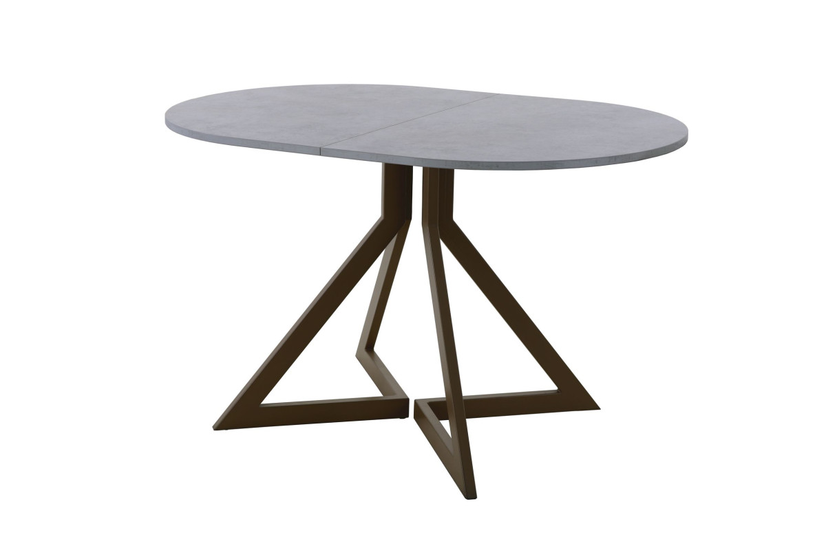 Обеденный стол AMC Elite (серии SLIM) / E20(1200) D3 (коричневый/Бетон Чикаго светло-серый)