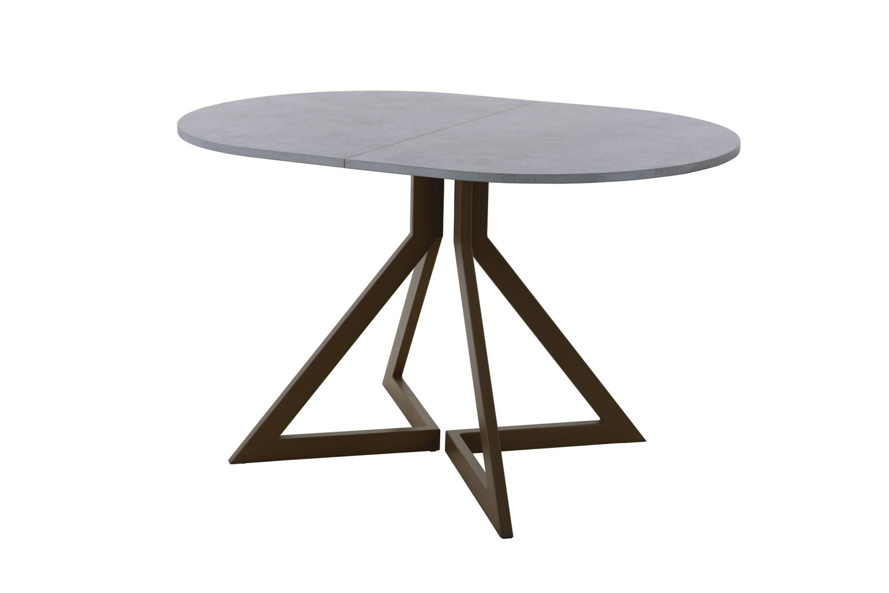 Обеденный стол AMC Elite (серии SLIM) / E20(1200) D3 (коричневый/Бетон Чикаго светло-серый)