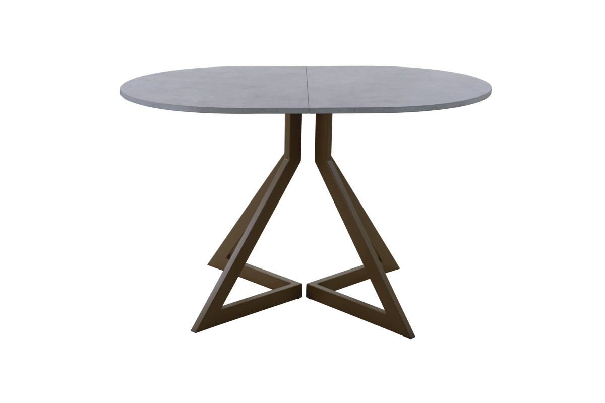Обеденный стол AMC Elite (серии SLIM) / E20(1200) D3 (коричневый/Бетон Чикаго светло-серый)