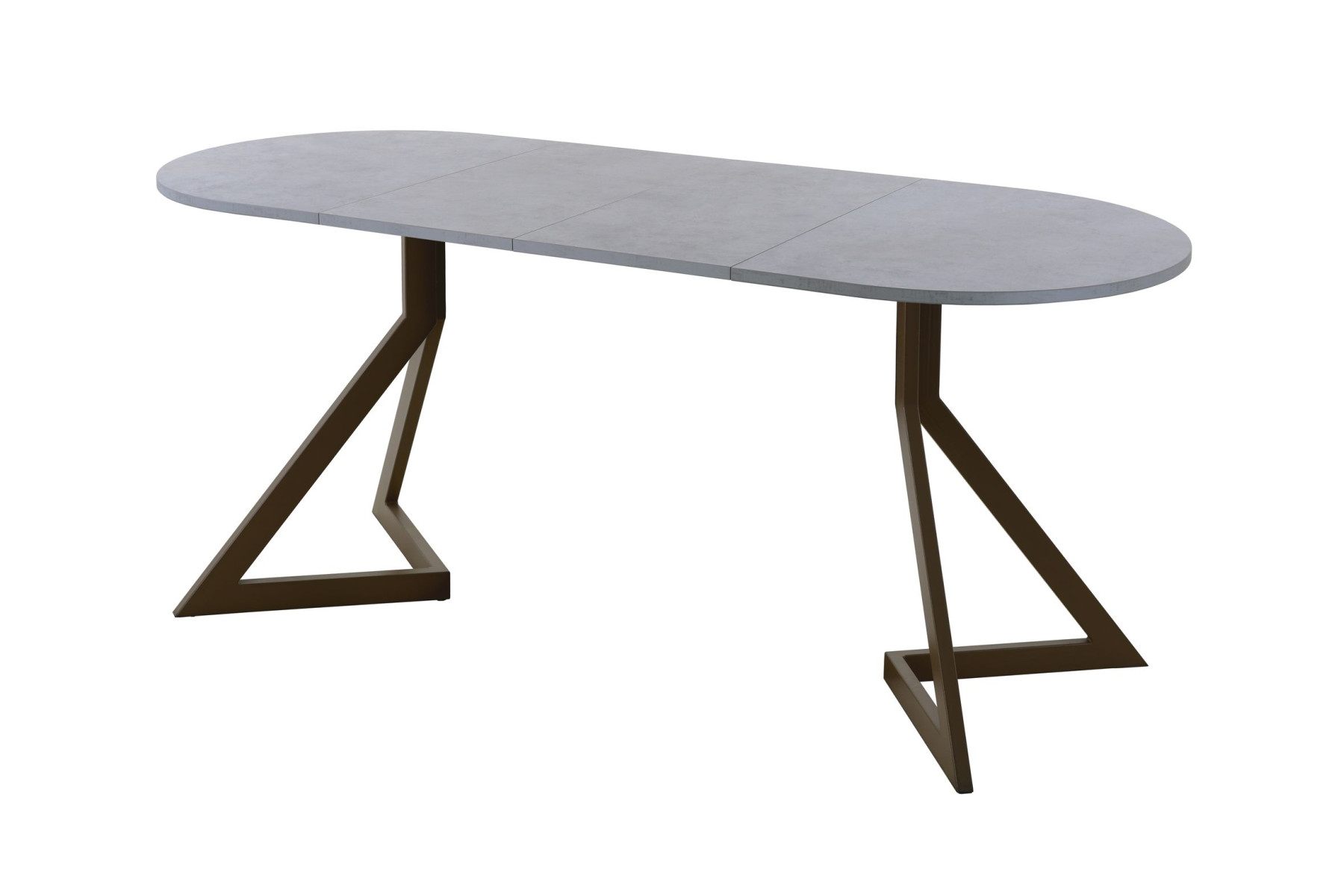 Обеденный стол AMC Elite (серии SLIM) / E20(1200) D3 (коричневый/Бетон Чикаго светло-серый)