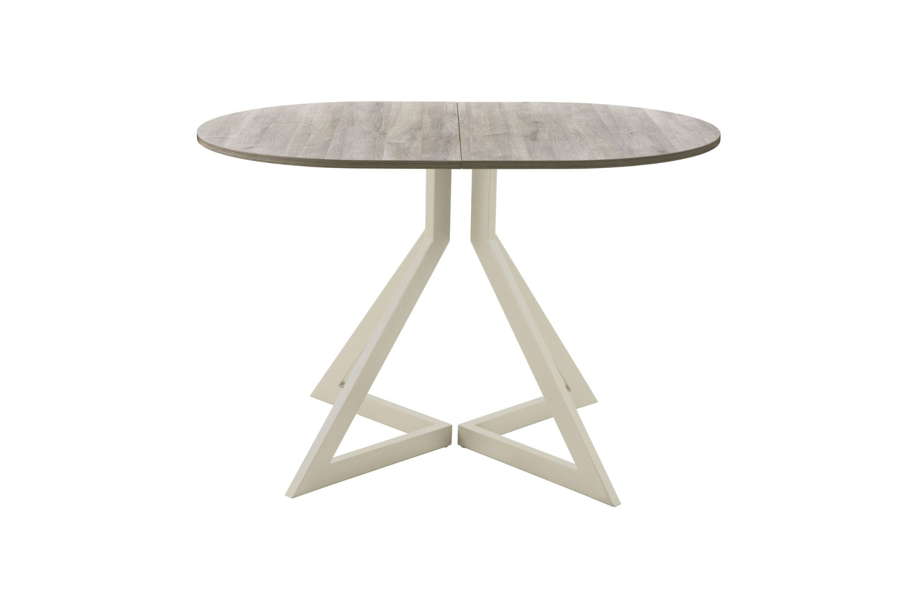 Обеденный стол AMC Elite (серии SLIM) / E20(1100) D3 (бежевый/Дуб Уайт-Ривер песочно-бежевый)