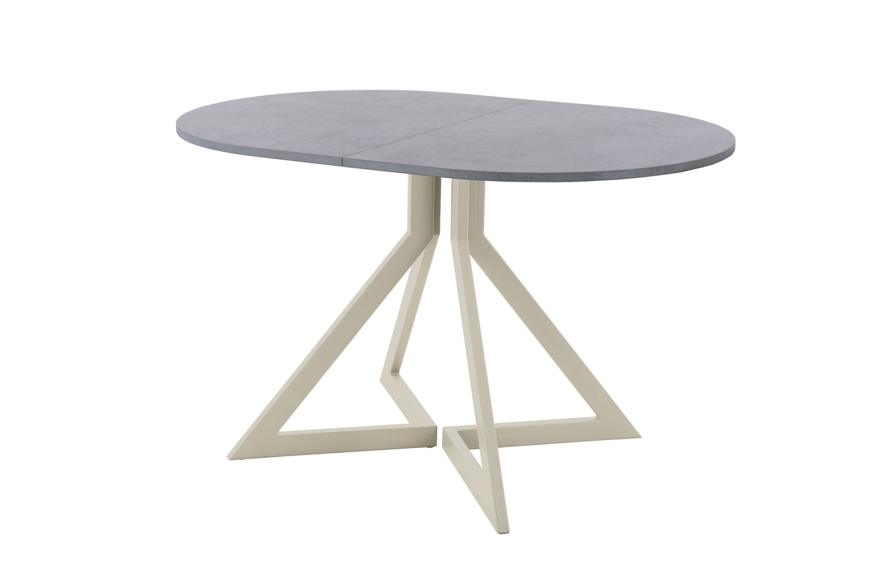 Обеденный стол AMC Elite (серии SLIM) / E20(1100) D3 (бежевый/Бетон Чикаго светло-серый)
