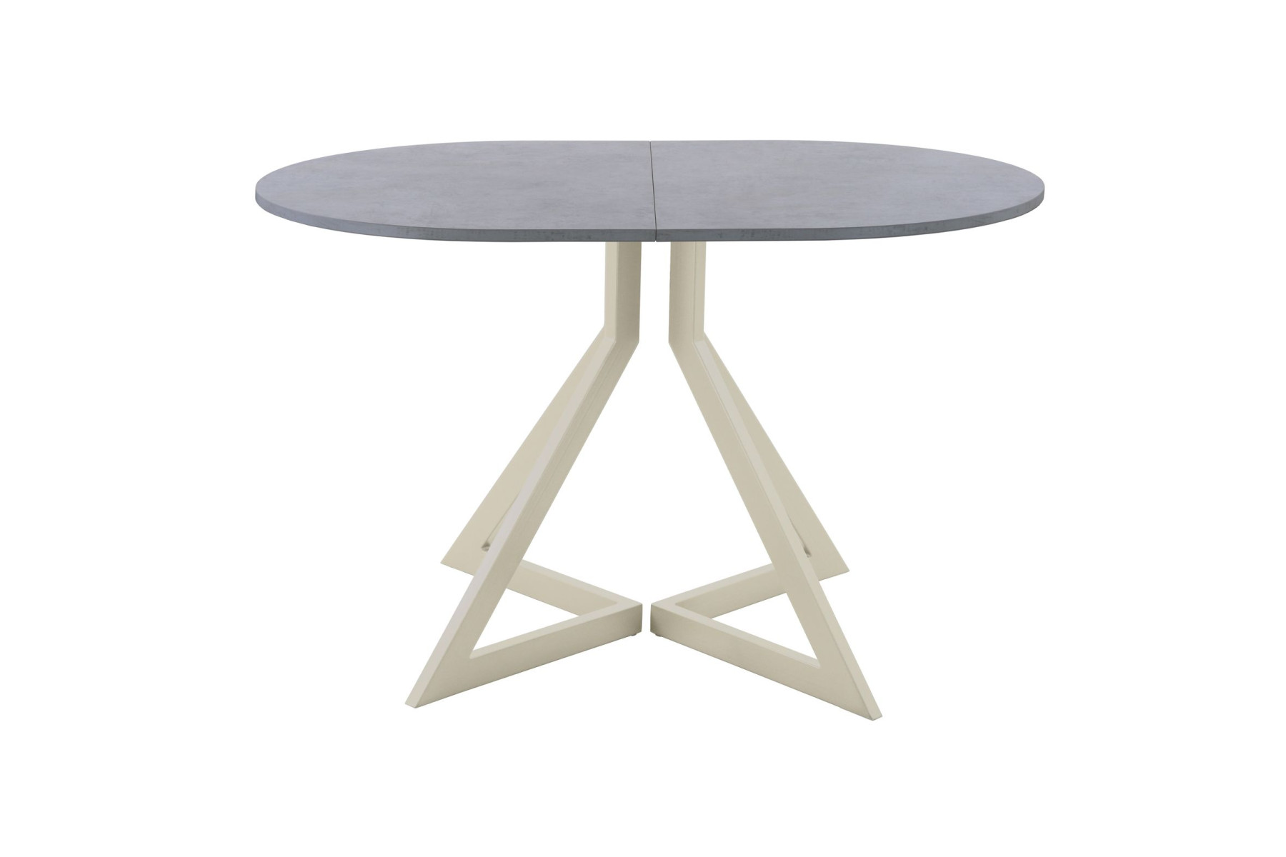 Обеденный стол AMC Elite (серии SLIM) / E20(1100) D3 (бежевый/Бетон Чикаго светло-серый)