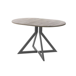 Обеденный стол AMC Elite (серии SLIM) / E20(1200) D3 (графит/Дуб Уайт-Ривер песочно-бежевый)