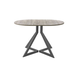 Обеденный стол AMC Elite (серии SLIM) / E20(1200) D3 (графит/Дуб Уайт-Ривер песочно-бежевый)