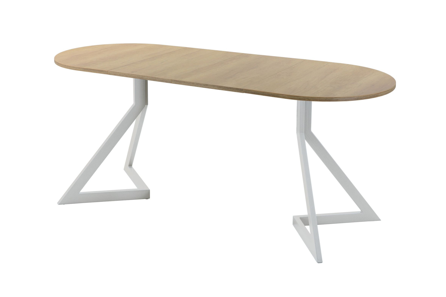 Обеденный стол AMC Elite (серии SLIM) / E20(1100) D3 (серебро/Дуб Небраска Натуральный)