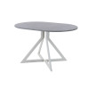 Обеденный стол AMC Elite (серии SLIM) / E20(1200) D3 (серебро/Бетон Чикаго светло-серый)