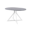 Обеденный стол AMC Elite (серии SLIM) / E20(1200) D3 (белый/Бетон Чикаго светло-серый)