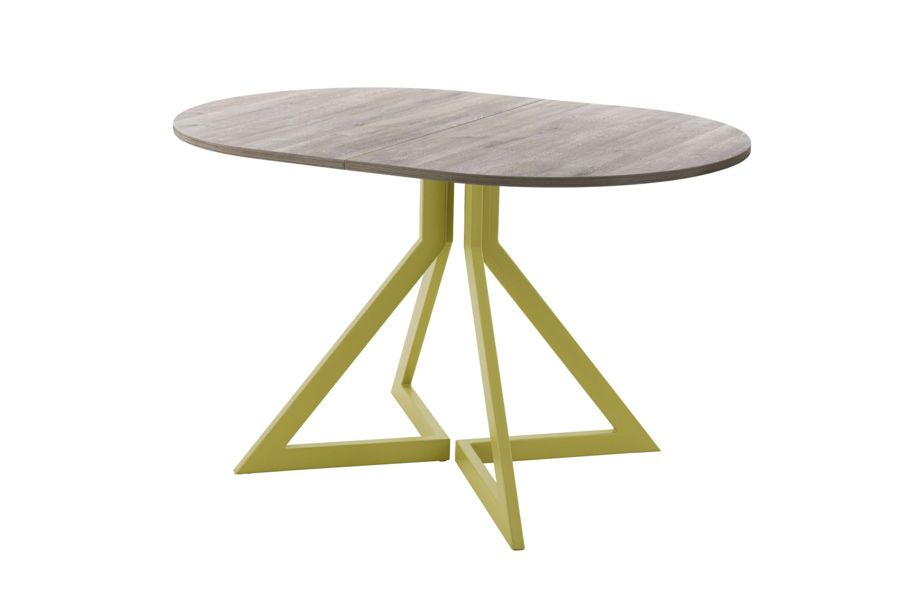 Обеденный стол AMC Elite (серии SLIM) / E20(1100) D3 (золото/Дуб Уайт-Ривер песочно-бежевый)