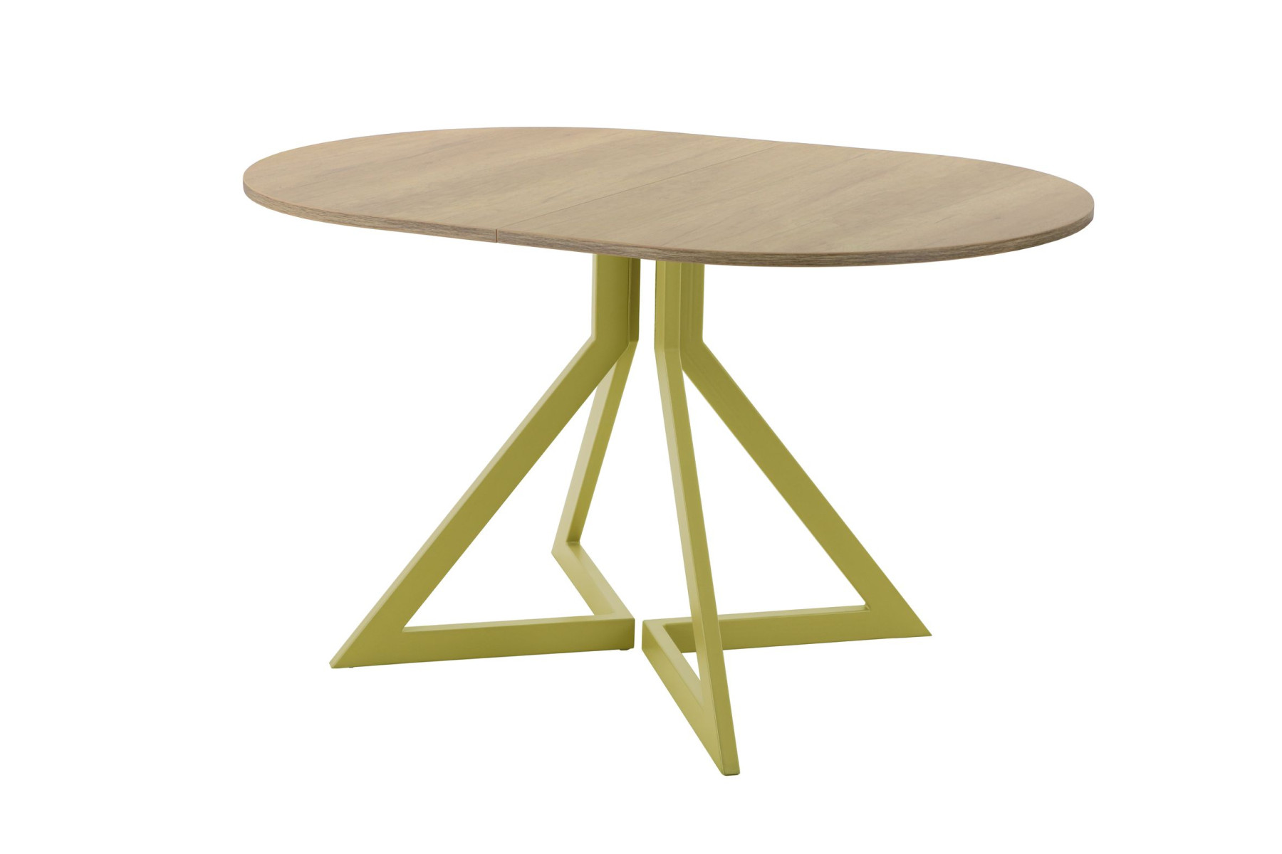 Обеденный стол AMC Elite (серии SLIM) / E20(1100) D3 (золото/Дуб Небраска Натуральный)