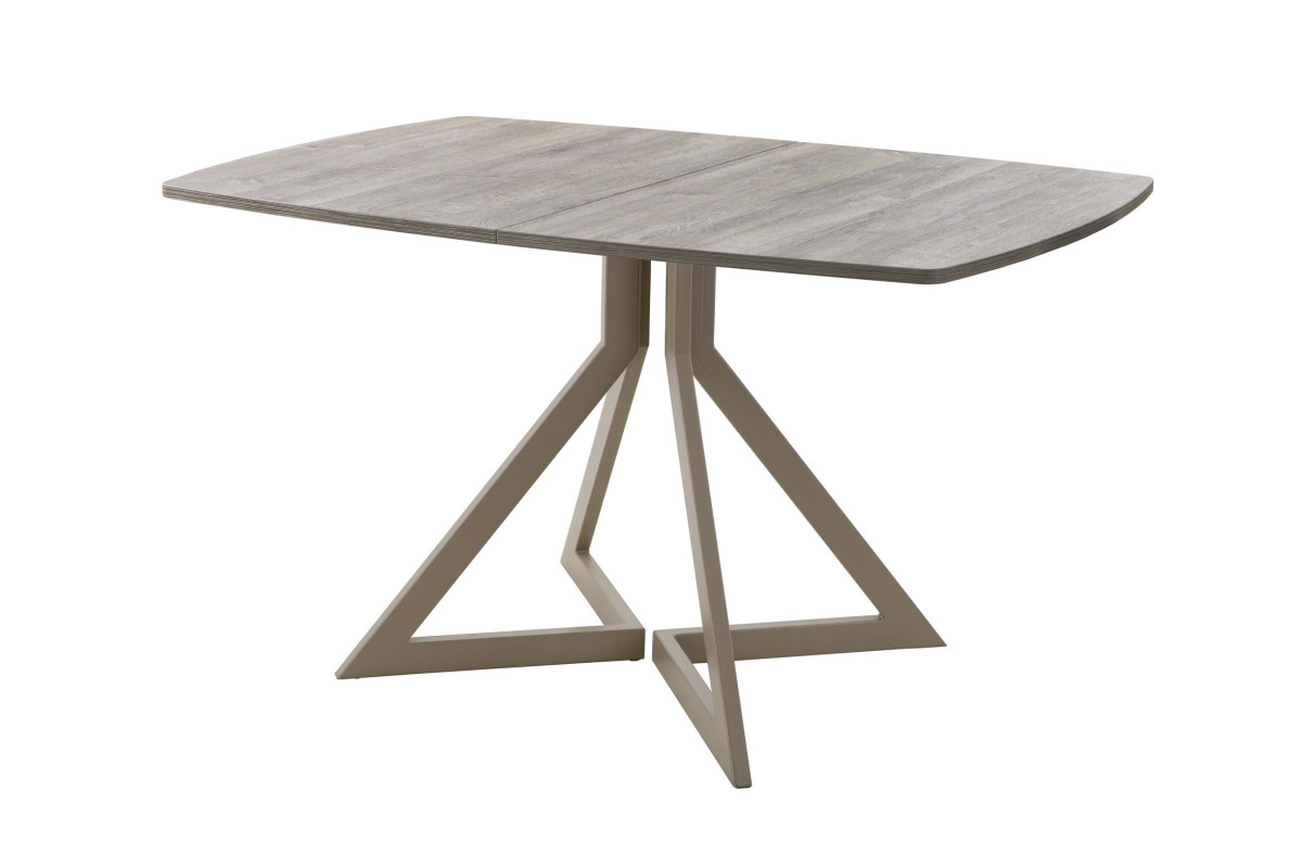 Обеденный стол AMC Elite (серии SLIM) / E20(1200) D6 (капучино/Дуб Уайт-Ривер песочно-бежевый)