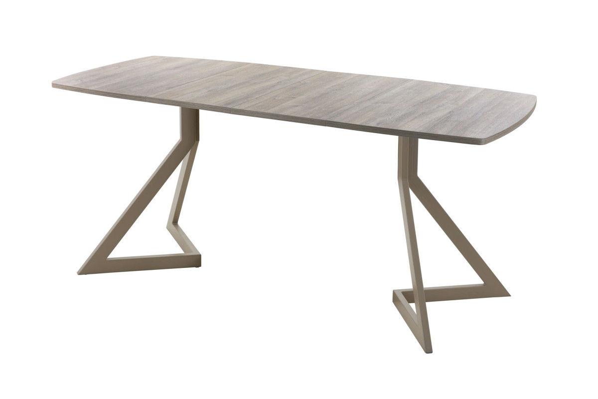 Обеденный стол AMC Elite (серии SLIM) / E20(1200) D6 (капучино/Дуб Уайт-Ривер песочно-бежевый)