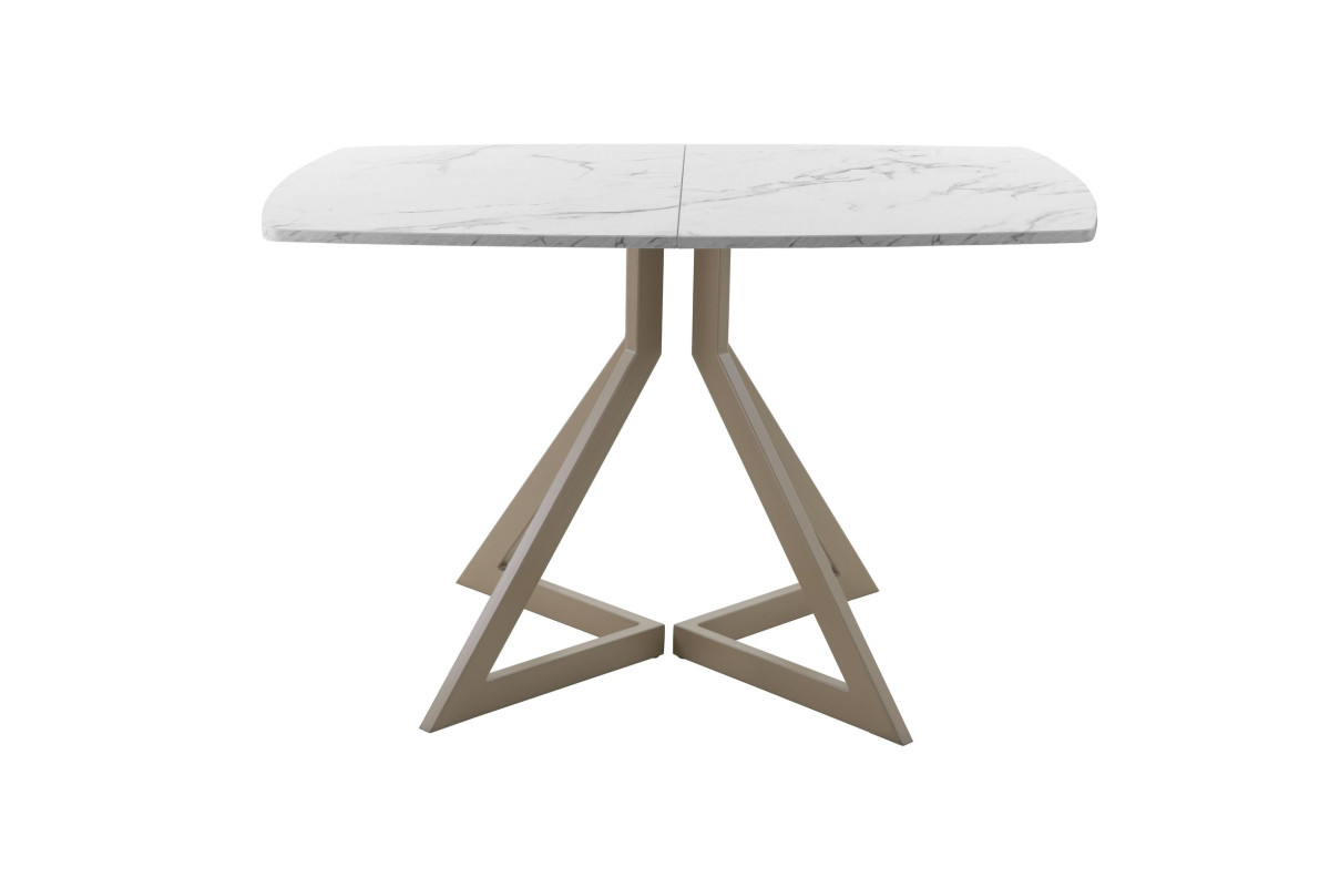 Обеденный стол AMC Elite (серии SLIM) / E20(1200) D6 (капучино/Мрамор Кристалл)