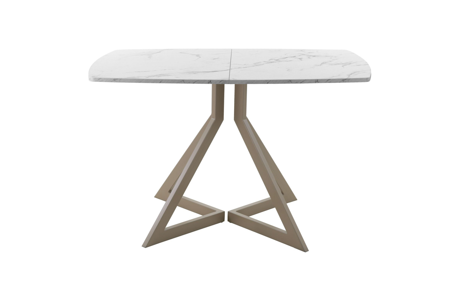 Обеденный стол AMC Elite (серии SLIM) / E20(1200) D6 (капучино/Мрамор Кристалл)