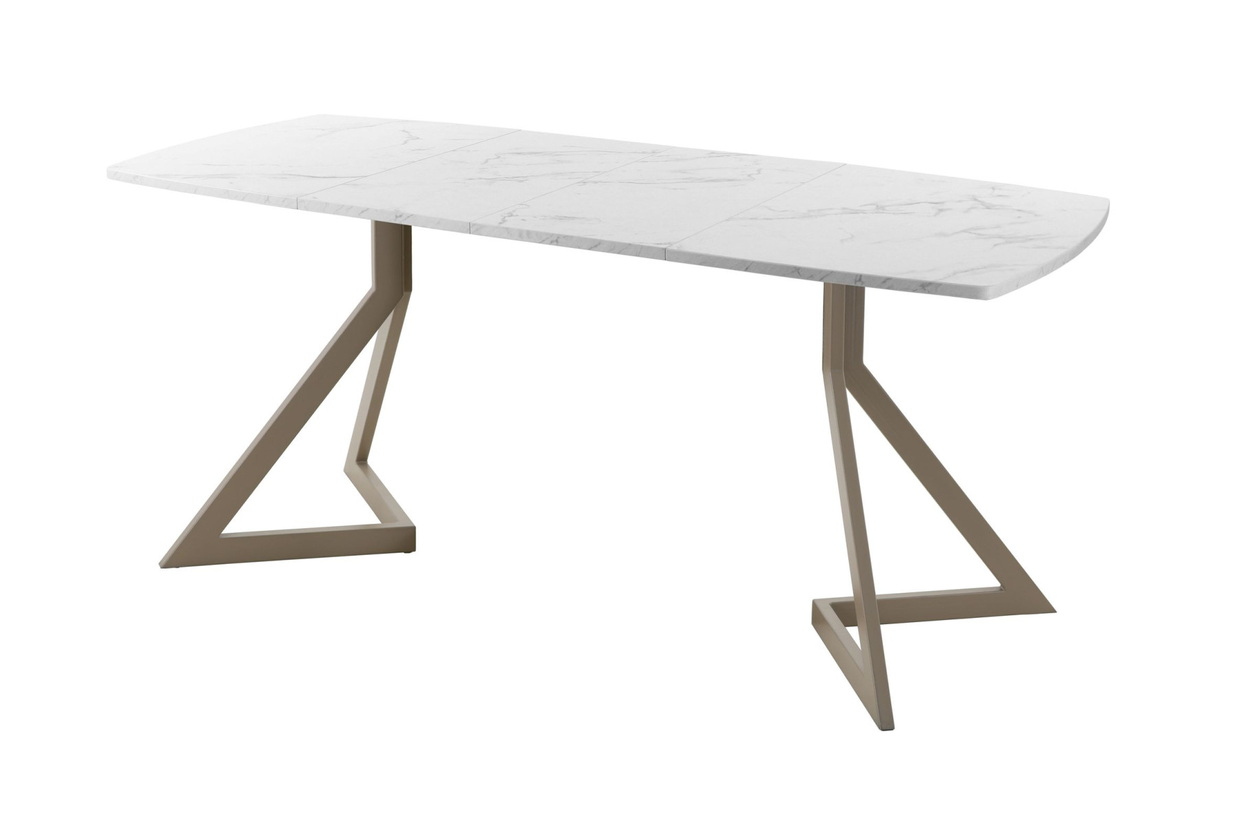 Обеденный стол AMC Elite (серии SLIM) / E20(1200) D6 (капучино/Мрамор Кристалл)