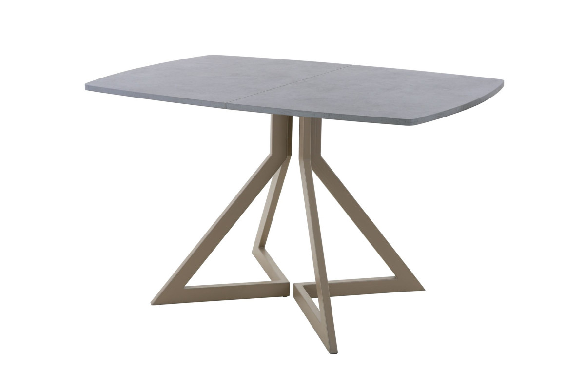 Обеденный стол AMC Elite (серии SLIM) / E20(1100) D6 (капучино/Бетон Чикаго светло-серый)