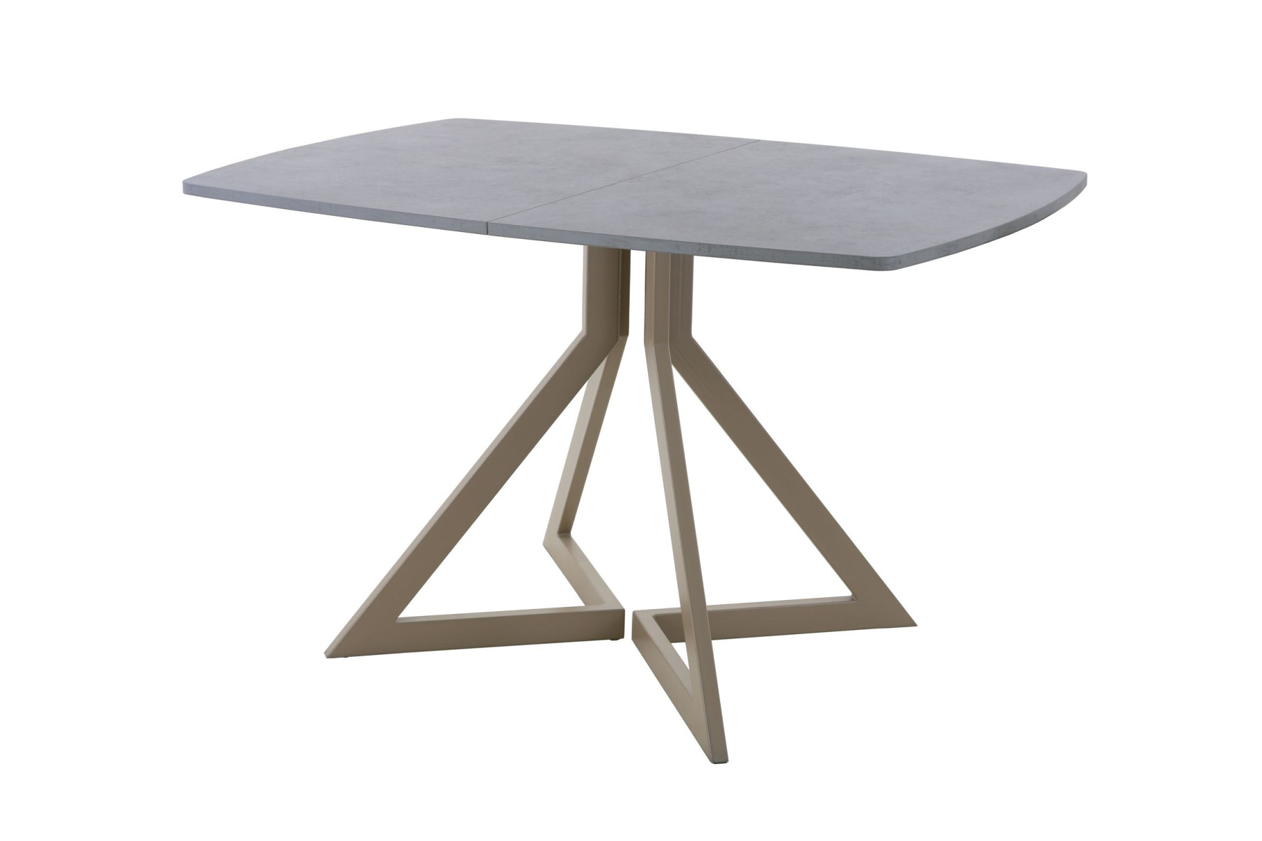 Обеденный стол AMC Elite (серии SLIM) / E20(1100) D6 (капучино/Бетон Чикаго светло-серый)
