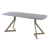 Обеденный стол AMC Elite (серии SLIM) / E20(1100) D6 (капучино/Бетон Чикаго светло-серый)