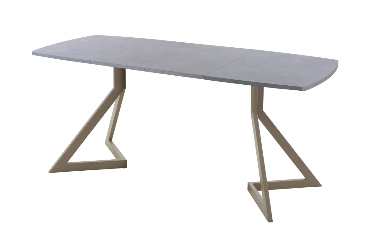 Обеденный стол AMC Elite (серии SLIM) / E20(1100) D6 (капучино/Бетон Чикаго светло-серый)