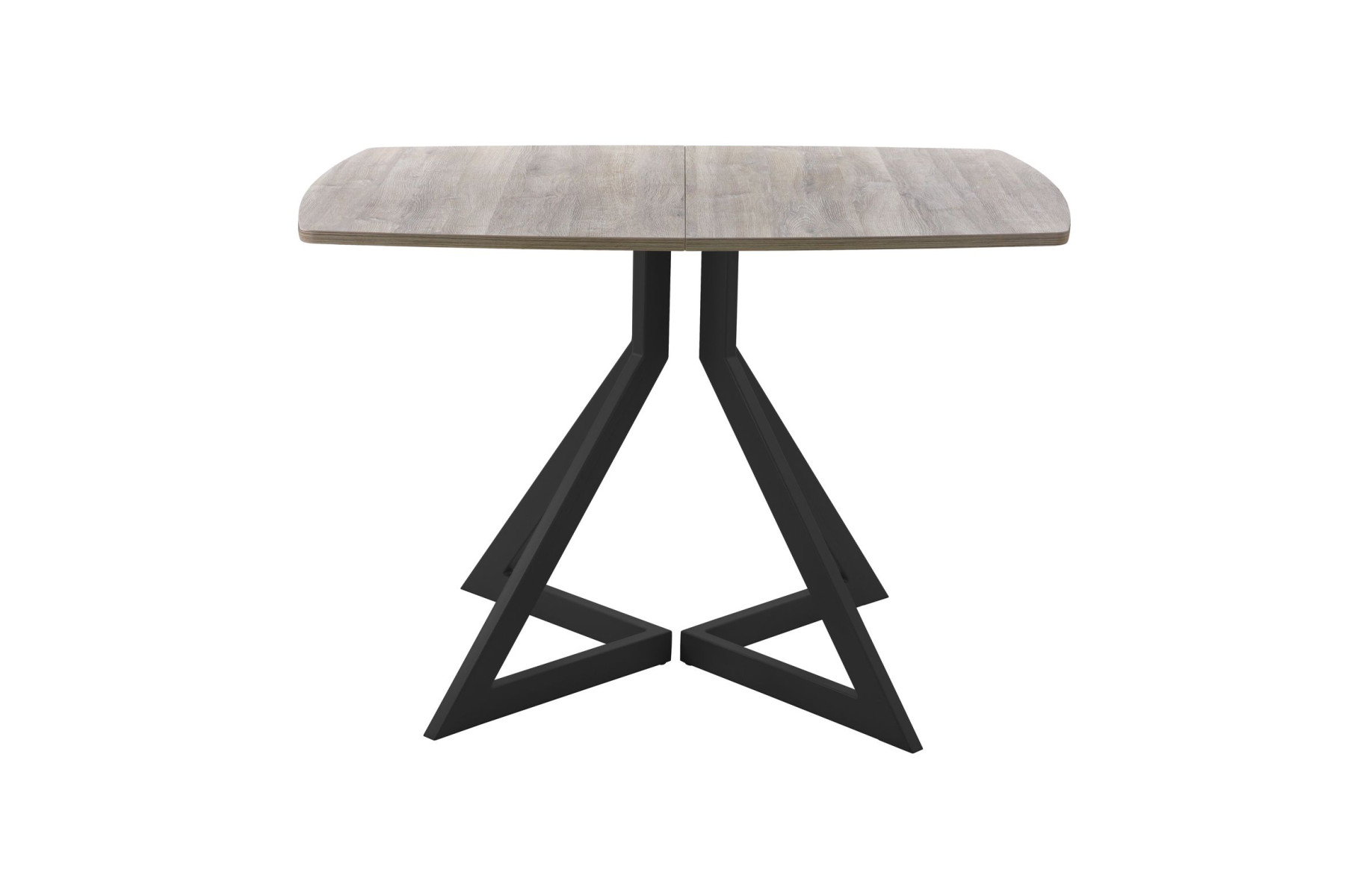 Обеденный стол AMC Elite (серии SLIM) / E20(1200) D6 (черный/Дуб Уайт-Ривер песочно-бежевый)