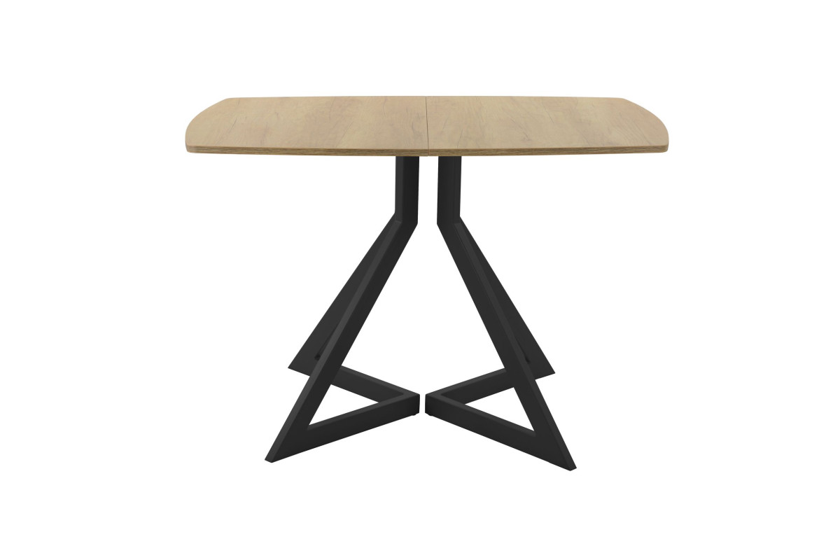 Обеденный стол AMC Elite (серии SLIM) / E20(1200) D6 (черный/Дуб Небраска Натуральный)