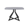 Обеденный стол AMC Elite (серии SLIM) / E20(1200) D6 (черный/Бетон Чикаго светло-серый)