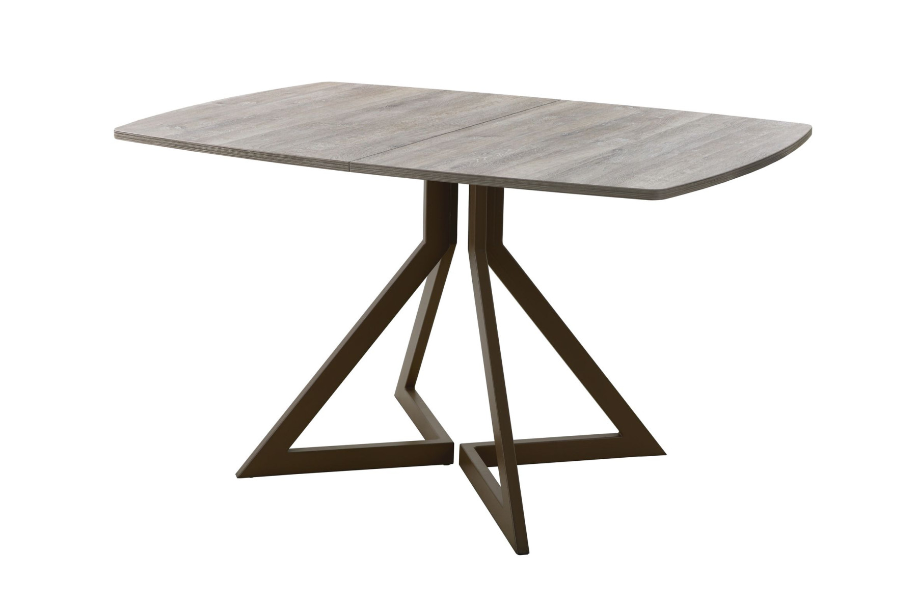 Обеденный стол AMC Elite (серии SLIM) / E20(1100) D6 (коричневый/Дуб Уайт-Ривер песочно-бежевый)