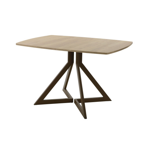 Обеденный стол AMC Elite (серии SLIM) / E20(1200) D6 (коричневый/Дуб Небраска Натуральный)