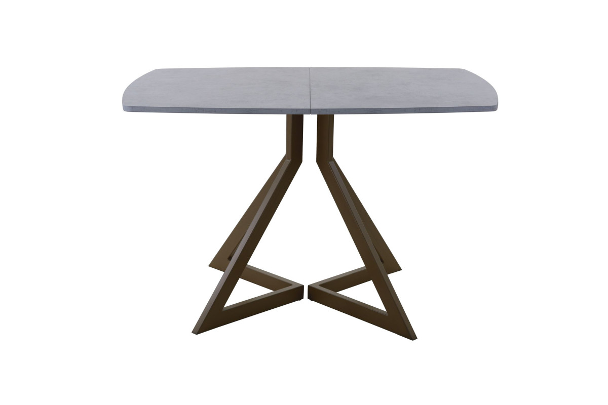 Обеденный стол AMC Elite (серии SLIM) / E20(1200) D6 (коричневый/Бетон Чикаго светло-серый)