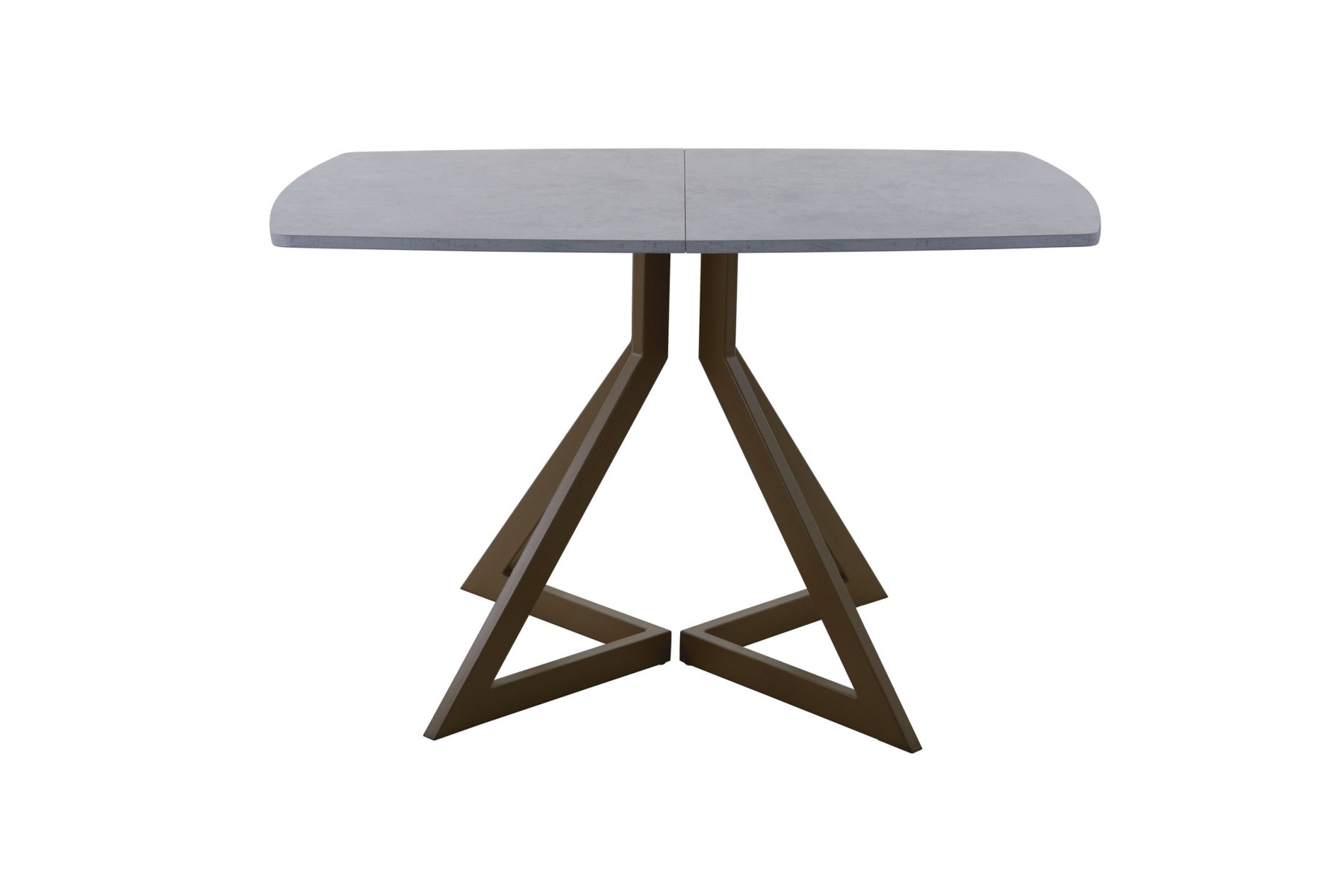 Обеденный стол AMC Elite (серии SLIM) / E20(1200) D6 (коричневый/Бетон Чикаго светло-серый)
