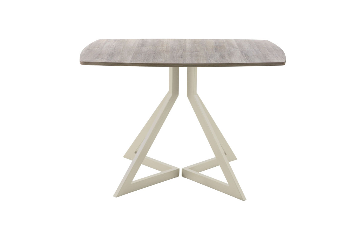 Обеденный стол AMC Elite (серии SLIM) / E20(1100) D6 (бежевый/Дуб Уайт-Ривер песочно-бежевый)