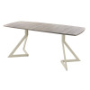 Обеденный стол AMC Elite (серии SLIM) / E20(1100) D6 (бежевый/Дуб Уайт-Ривер песочно-бежевый)