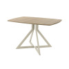 Обеденный стол AMC Elite (серии SLIM) / E20(1100) D6 (бежевый/Дуб Небраска Натуральный)