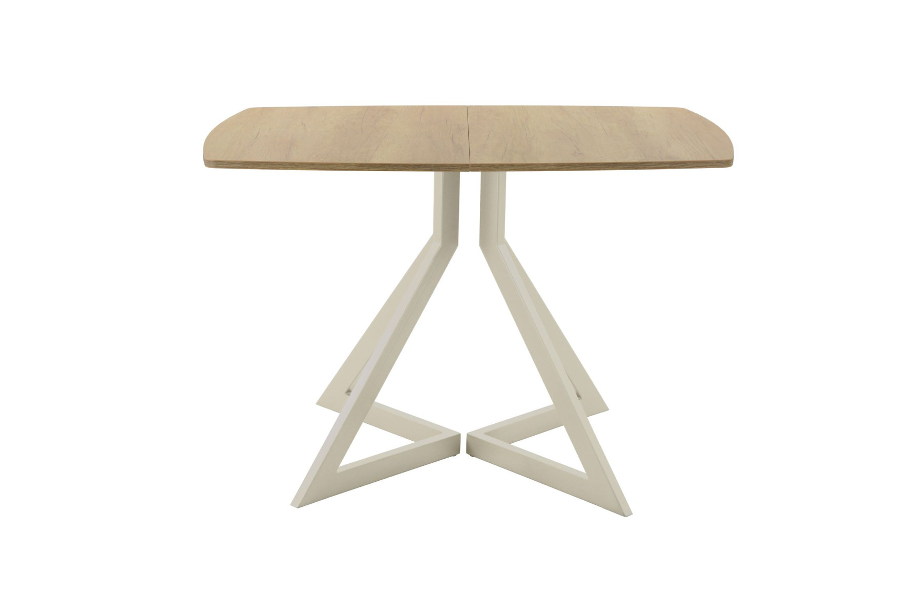 Обеденный стол AMC Elite (серии SLIM) / E20(1100) D6 (бежевый/Дуб Небраска Натуральный)