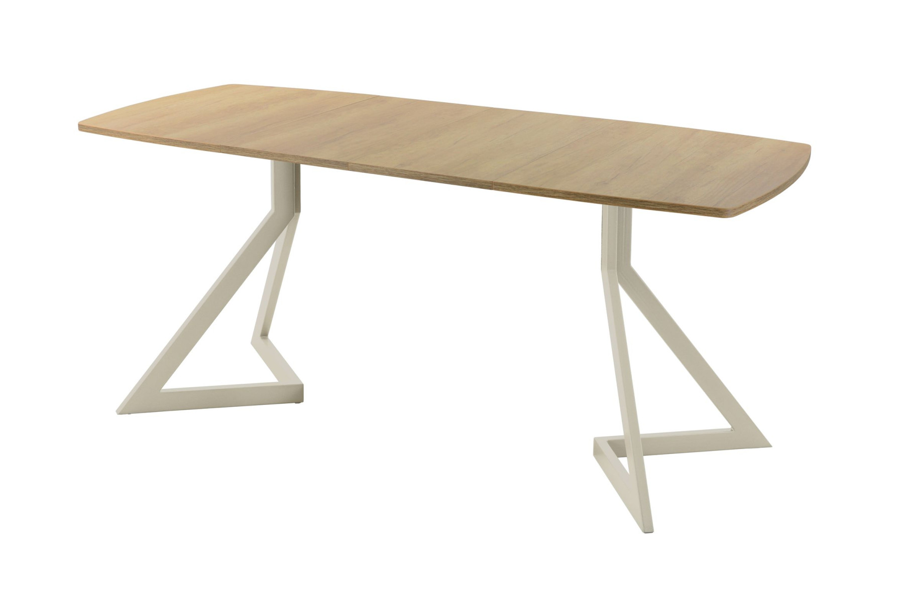 Обеденный стол AMC Elite (серии SLIM) / E20(1100) D6 (бежевый/Дуб Небраска Натуральный)