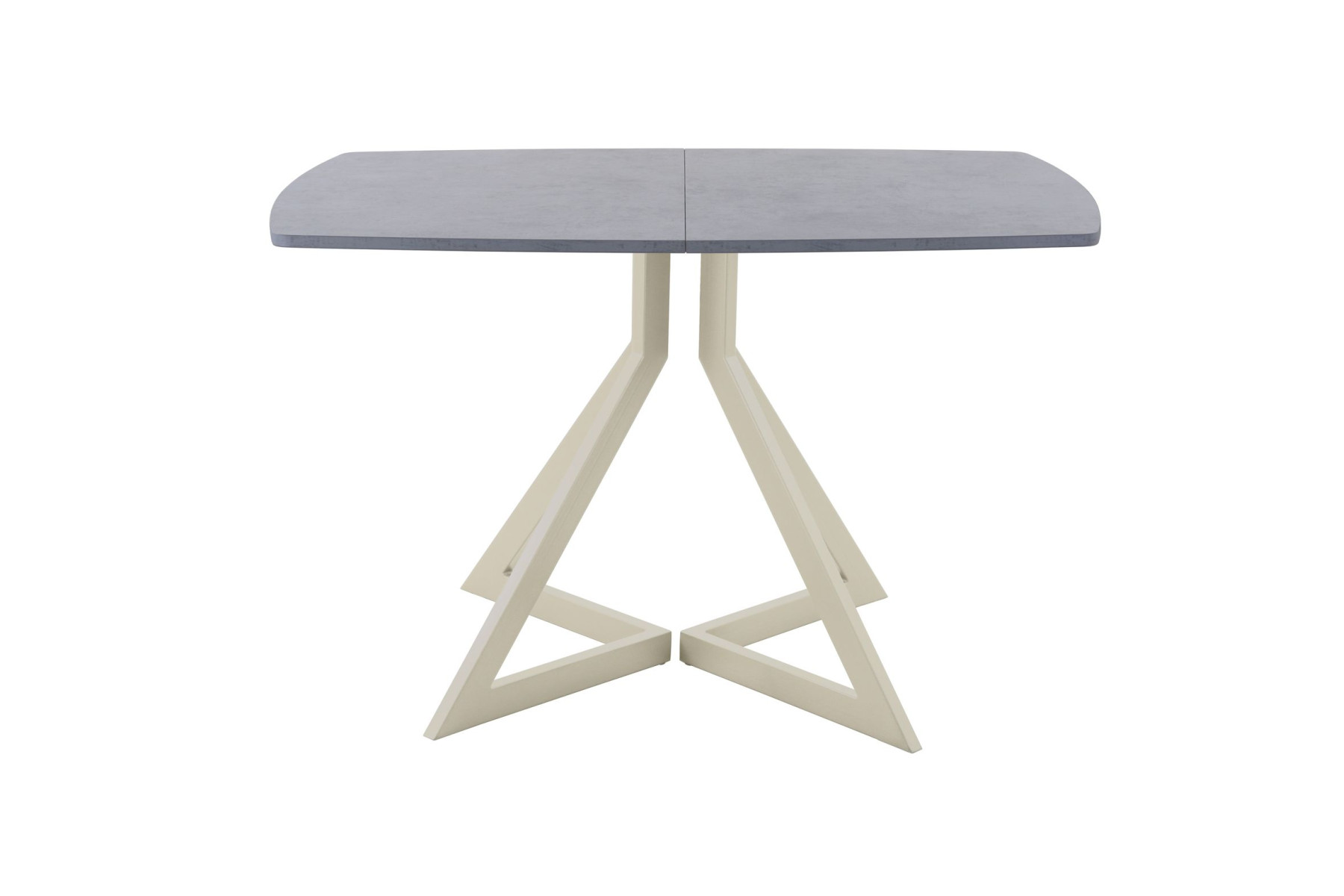 Обеденный стол AMC Elite (серии SLIM) / E20(1200) D6 (бежевый/Бетон Чикаго светло-серый)