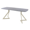 Обеденный стол AMC Elite (серии SLIM) / E20(1200) D6 (бежевый/Бетон Чикаго светло-серый)
