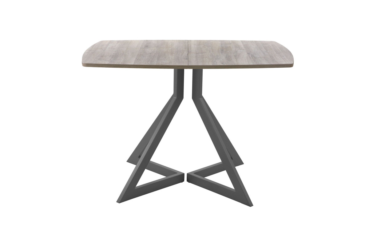 Обеденный стол AMC Elite (серии SLIM) / E20(1200) D6 (графит/Дуб Уайт-Ривер песочно-бежевый)