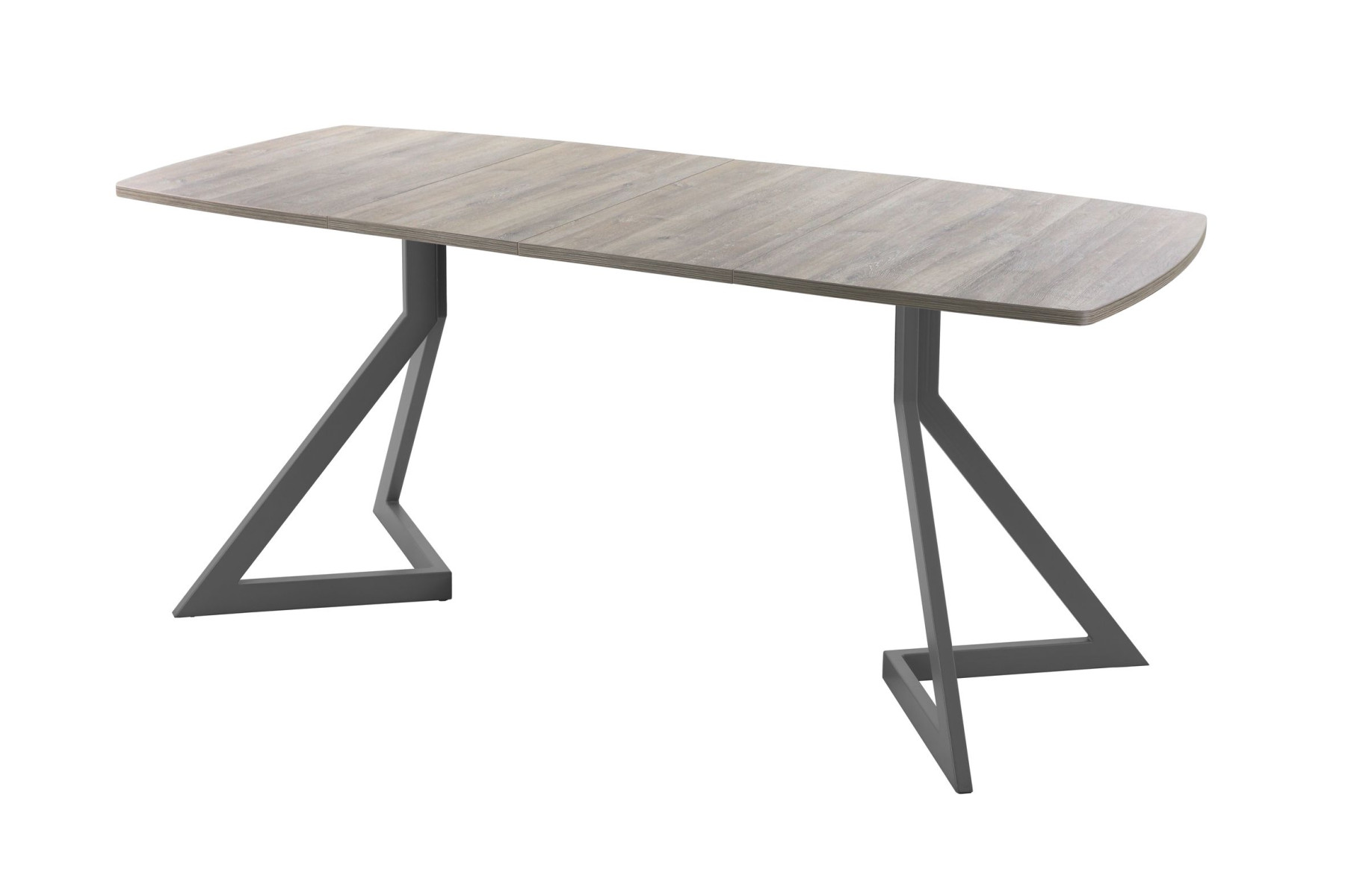 Обеденный стол AMC Elite (серии SLIM) / E20(1200) D6 (графит/Дуб Уайт-Ривер песочно-бежевый)