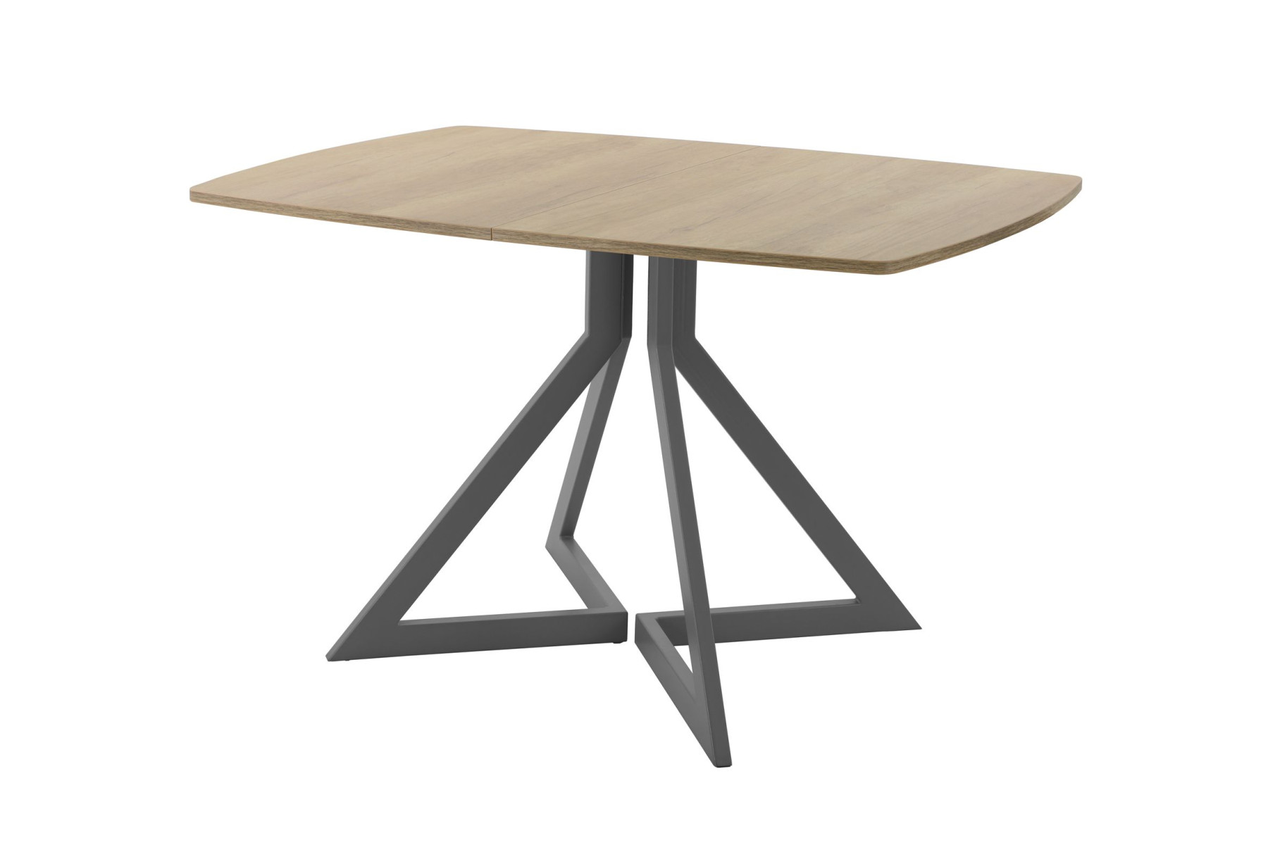 Обеденный стол AMC Elite (серии SLIM) / E20(1200) D6 (графит/Дуб Небраска Натуральный)